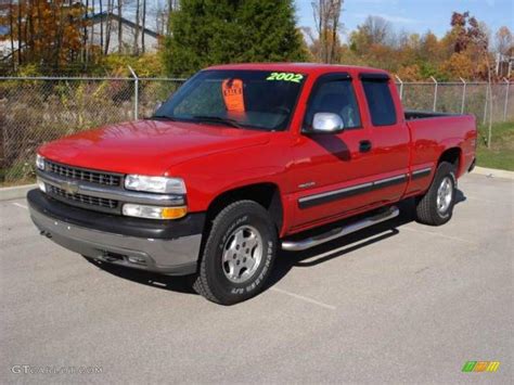 victory red chevrolet silverado  ls extended cab