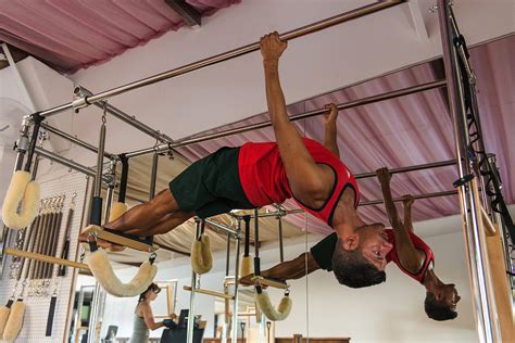 mixed equipment pilates body in balance
