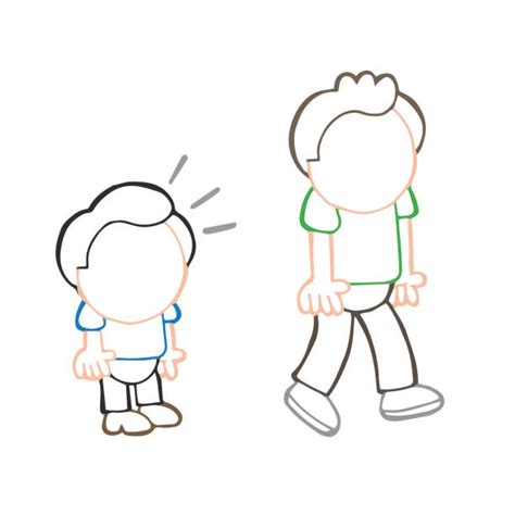 Royalty Free Tall And Short People Clip Art Vector Images
