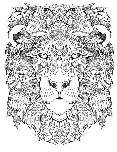 animal coloring pages  adults images  pinterest