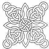 Coloring Pages Geometric Printable Adults Shapes Adult Pattern Color Detailed Print Celtic Pdf Mandala Symmetry Patterns 3d Shape Sheet Hard sketch template