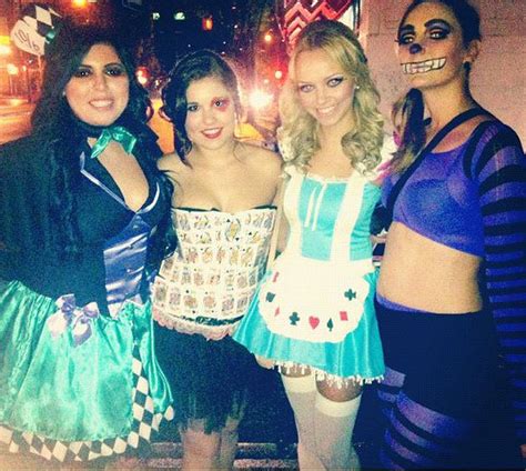 Alice In Wonderland Girl Group Halloween Costumes Diy