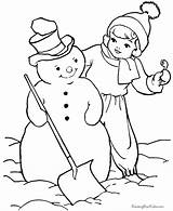 Natal Neve Boneco Colorat Planse Zapada Snowmen Omul Clipart Iarna Bonecos Brinquedos Barrete sketch template
