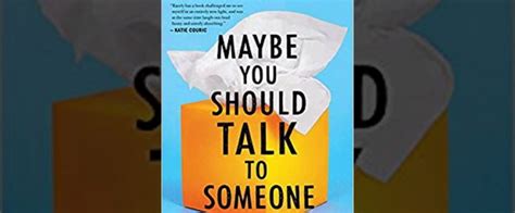 Book Review Of “maybe You Should Talk To Someone” By Lori
