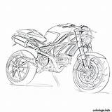 Coloriage Ducati Jecolorie Colorier Bike Imprimé sketch template