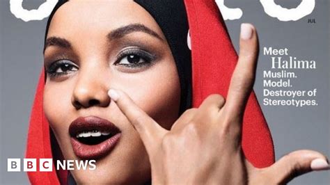 Hijab Wearing Model Appears On Front Page Of Major Us Magazine Bbc News