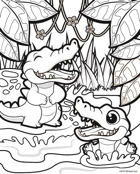 cute jungle tree coloring pages
