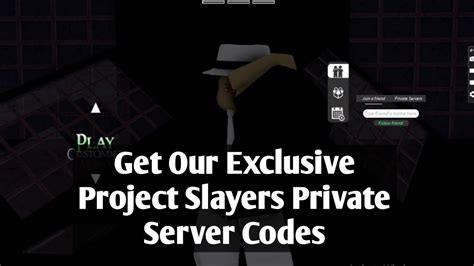 project slayers private server codes   exclusive project slayers vip