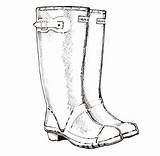 Boots Wellington Boot Wellies Garden Illustration Outline Clipart Rain Sketch Google Welly Drawings Colouring Coloring Ie Sketches Search sketch template
