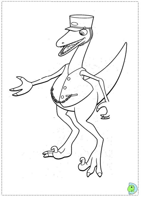 dinosaur train printable coloring pages