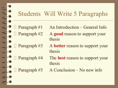 writing   constructed paragraphs
