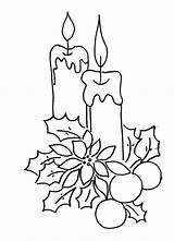 Christmas Coloring Candle Pages Drawing Mistletoe Para Dibujos Colorear Navidad Navideños Candles Flame Adults Faciles Velas Getdrawings Imprimir Getcolorings Paintingvalley sketch template