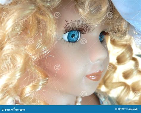 doll face stock image image  childhood detail dolls
