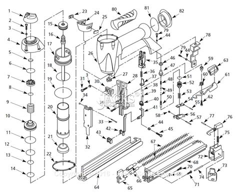 campbell hausfeld chn parts diagram  nailerstapler parts