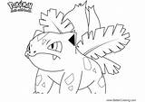 Ivysaur Coloring Pokemon Pages Kids Printable sketch template