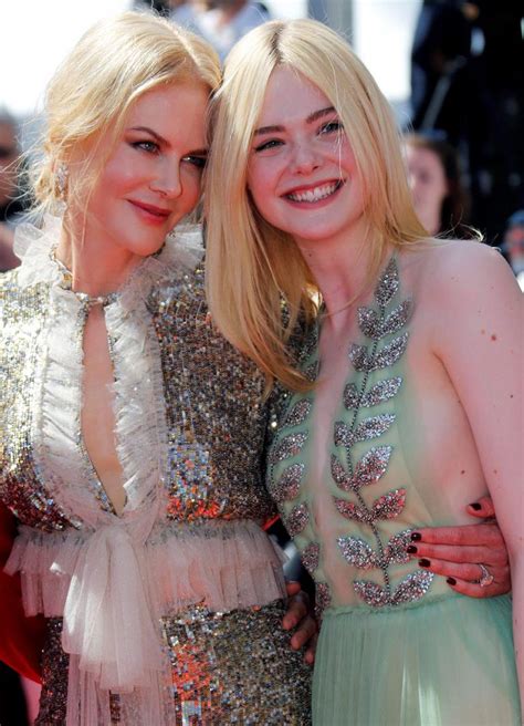 Elle Fanning Sexy Sideboob Flash In Cannes Scandal Planet