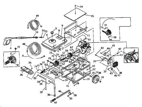 generac hp psi pressure washer parts model  sears partsdirect