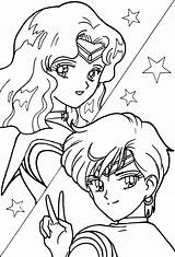 Sailor Coloring Neptune Pages Moon Uranus Anime Cute King Books Crafts Drawing Scouts Luna Boy Kids Wallpaper Sheets Sailormoon Getdrawings sketch template