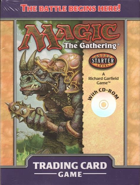 magic  gathering starter series   player starter deck  cd