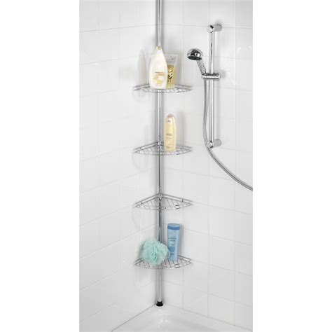 Wenko Metal Wall Mount Shower Caddy And Reviews Uk