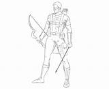 Hawkeye Coloring Pages Marvel Activity Bettercoloring Via sketch template