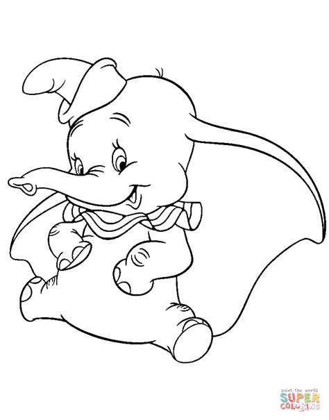 dumbo coloring pages learny kids