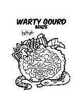 Maze Desert Gourd Warty Crayola Coloring Au sketch template