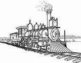 Steam Train Coloring Awesome Netart sketch template