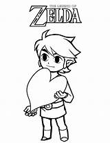 Zelda Coloring Pages Printable Legend Color Kids Wonder sketch template