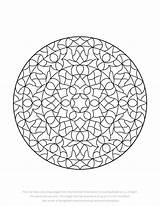 Mandala Colouring Abstract Pages Click Mandalas Downloads Right Computer Below Save sketch template