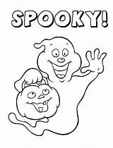 Halloween Coloring Pages Spooky Printable Ghost Toddlers Clown Boys Color Scary Print Rip Ghosts Book Kids Face Cute Occasions Holidays sketch template