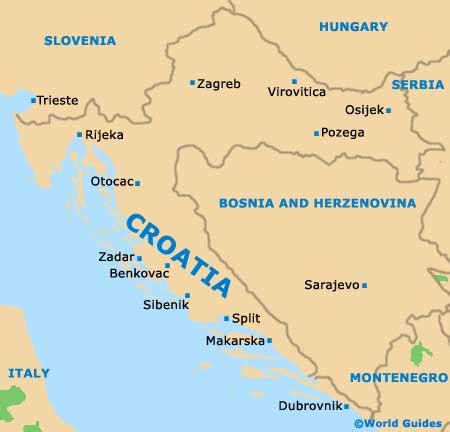 zadar maps  orientation zadar northern dalmatia croatia