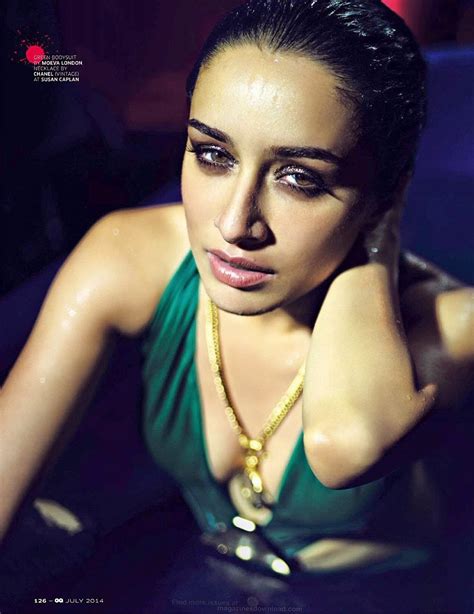 hot and sexy shraddha kapoor in a lingerie for gq magazine