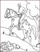 Reiter Pferde Ausmalbild Ausmalen sketch template