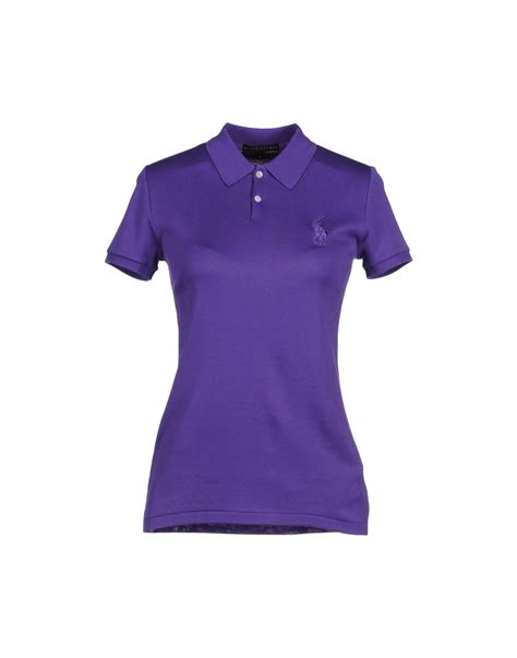 ralph lauren black label polo shirts  purple dark purple lyst