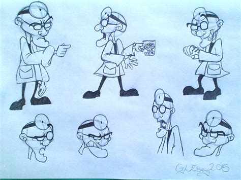 character sketches dr fred day   tentacle fan art  fanpop page