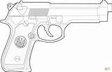 Revolver Pistola Glock Colorare Handgun Picpng Bereta Which sketch template