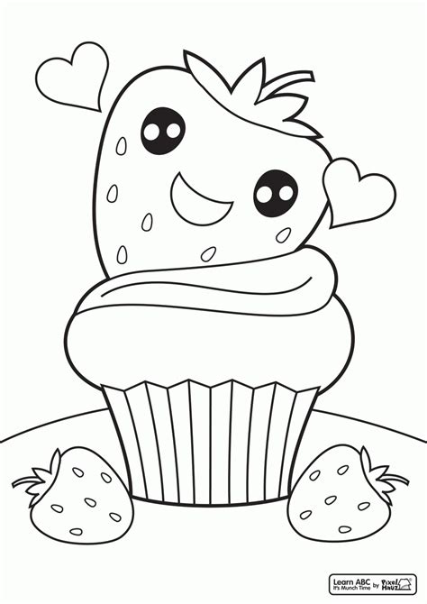 printable cute food coloring pages printable word searches