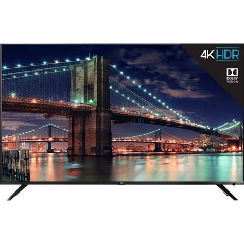 Tcl 55 Inch Class 6 Series 4k Uhd Dolby Vision Hdr Roku Smart Tv