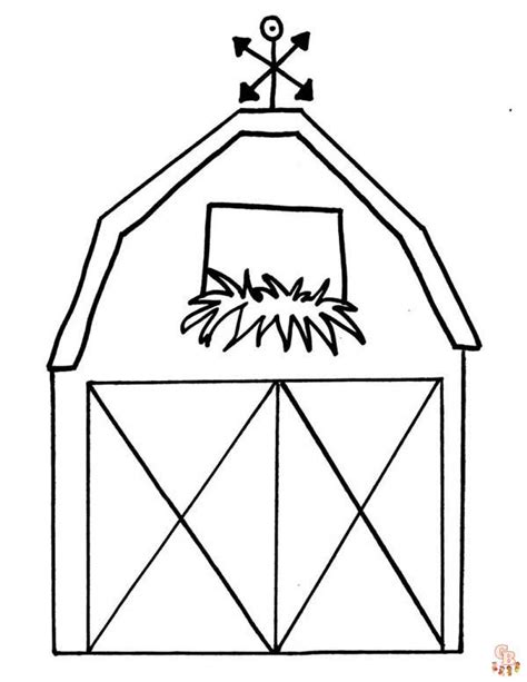 barn coloring pages fun  creative printable activities  kids