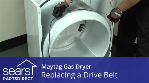 replace  maytag gas dryer drive belt youtube