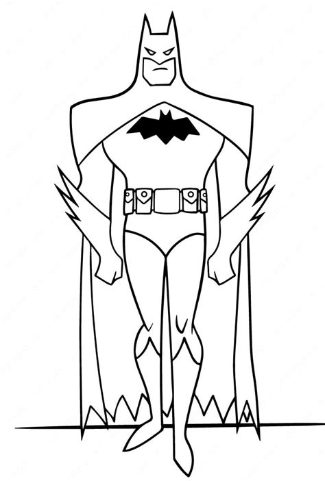 childrens batman coloring pages