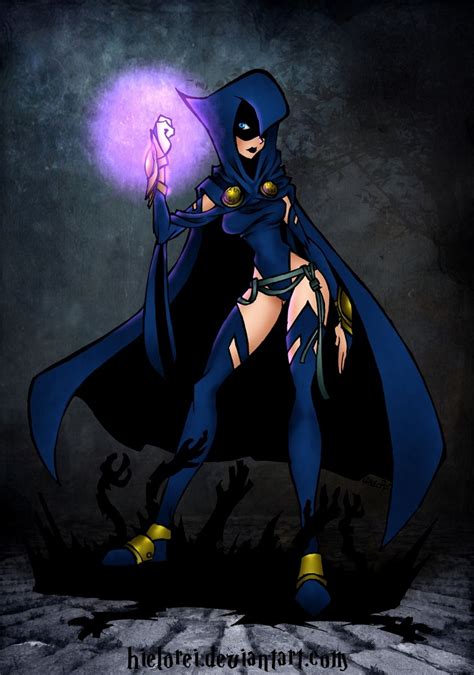 pin about raven on dc comics superhero women