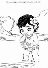 Moana Pages Coloriage Tableau sketch template