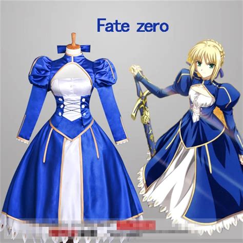 Anime New Clothing Fate Zero Fate Stay Night Saber Female Dress
