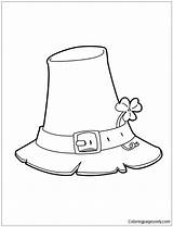 Coloring Hat Pages Sombrero Shamrock Color St Mexican Patrick Leprechaun Printable Drawing Patricks Leprecon Sheets Getcolorings Print Getdrawings Hellokids Colors sketch template