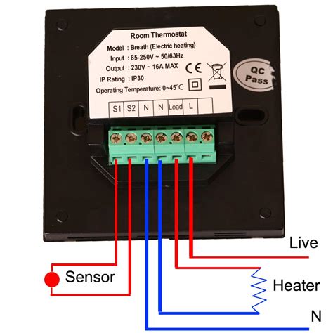 energy saving motion sensor programmable thermostat  underfloor heating