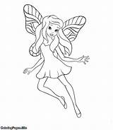 Fairy Coloring Tooth Drawing Kids sketch template
