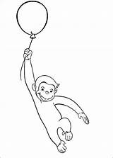 Coloring Curious George Pages Face Getcolorings sketch template