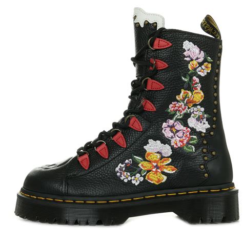 dr martens nyberg black aunt sally  boots femme